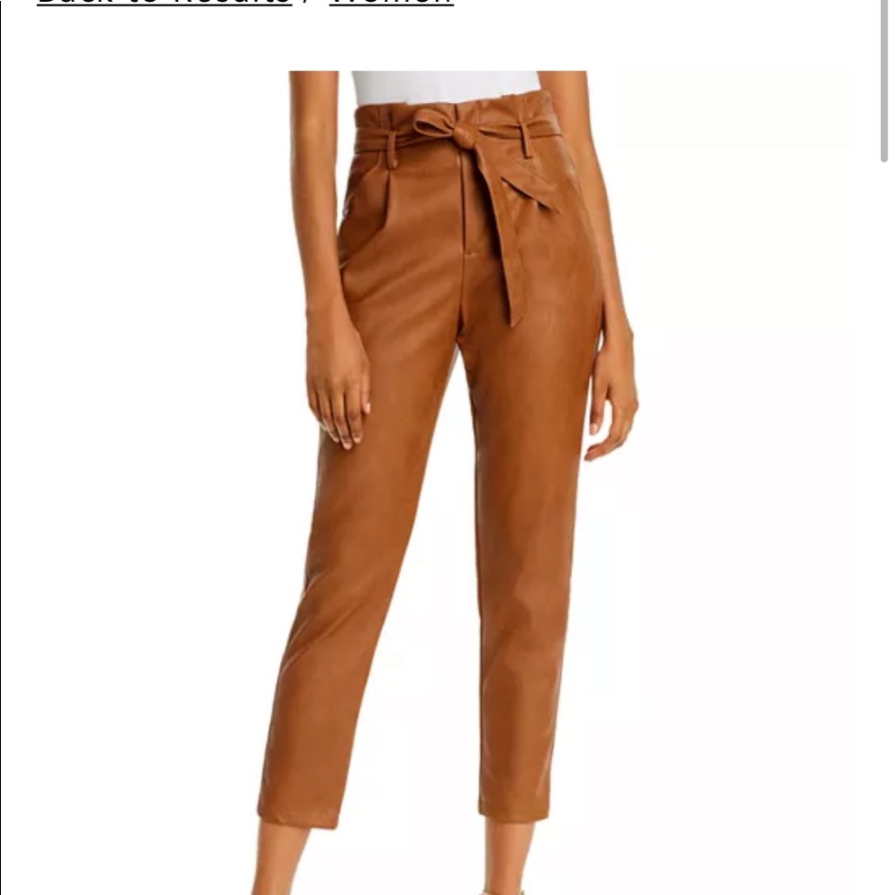 Lucy Paris faux leather pants